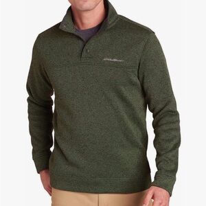 Eddie Bauer Forest Green Knit Sweater
